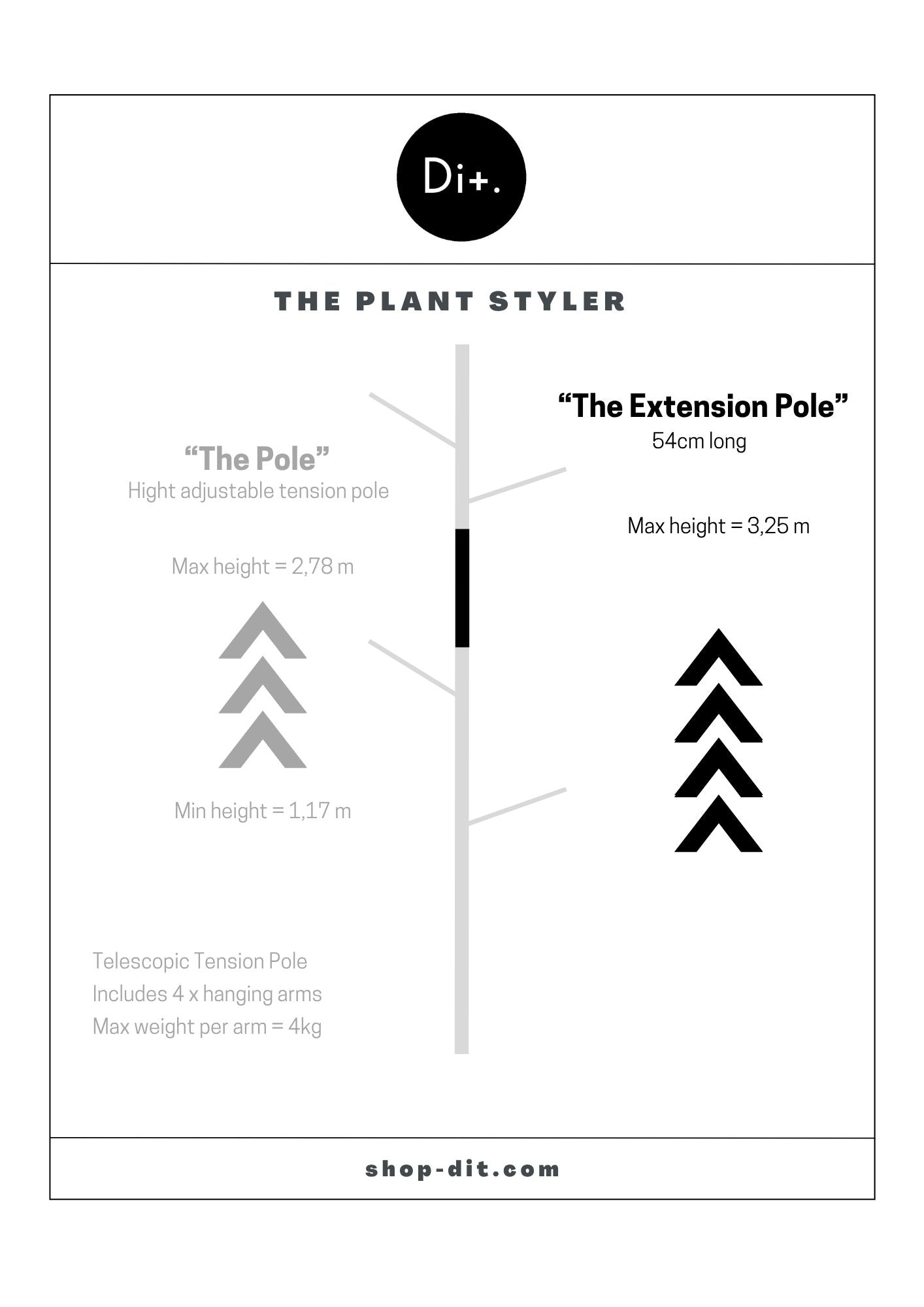 The Extension Pole (Black)