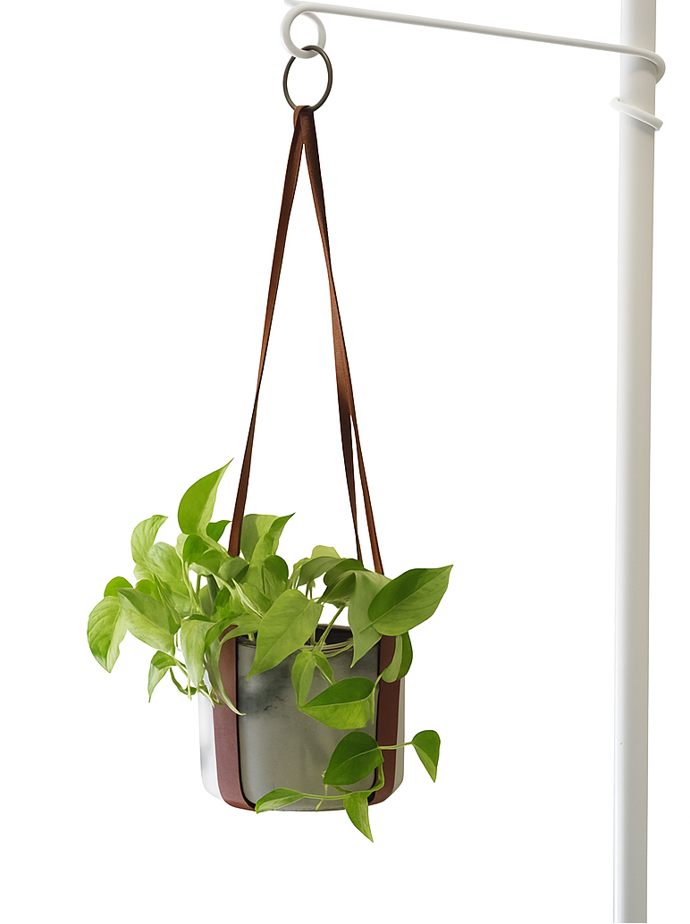 teak and tides leather plant hanger The Leather Hanger (Brown) – Shop Di+