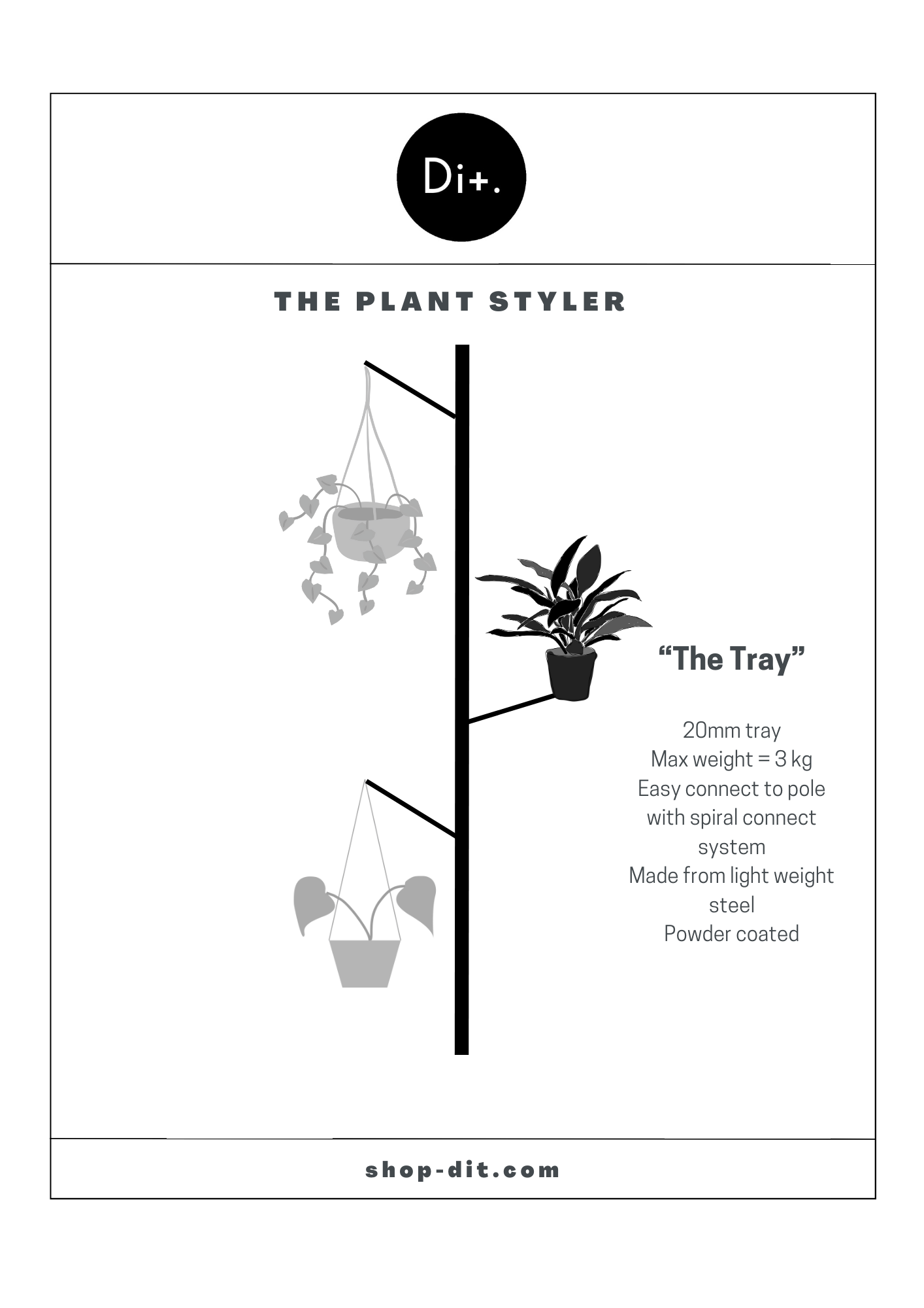 The Tray (White) 24cm